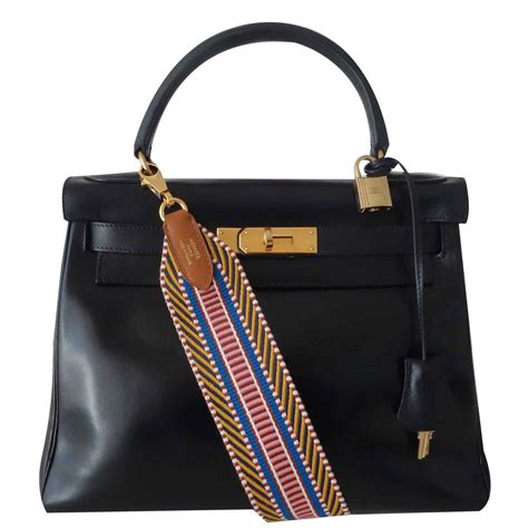 hermes kelly 28 schwarz|vintage Hermes kelly 28.